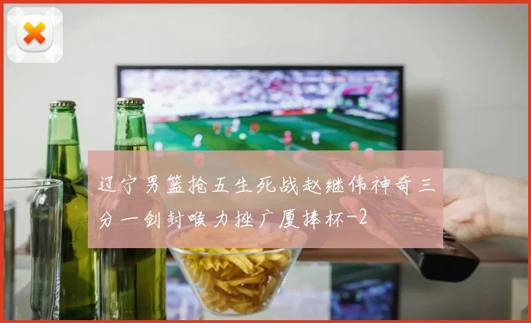 辽宁男篮抢五生死战赵继伟神奇三分一剑封喉力挫广厦捧杯