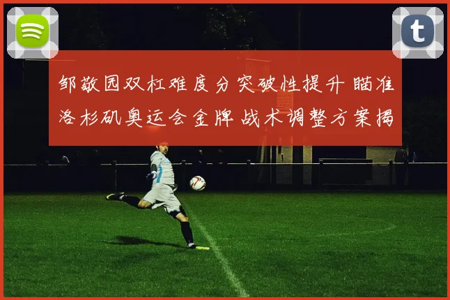 邹敬园双杠难度分突破性提升 瞄准洛杉矶奥运会金牌 战术调整方案揭秘
